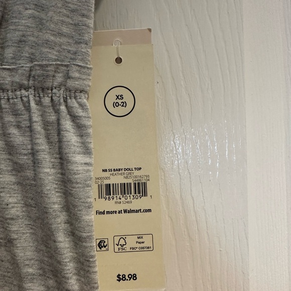 Heather Gray Women's Blouse New With Tags never worn - Picture 6 of 6